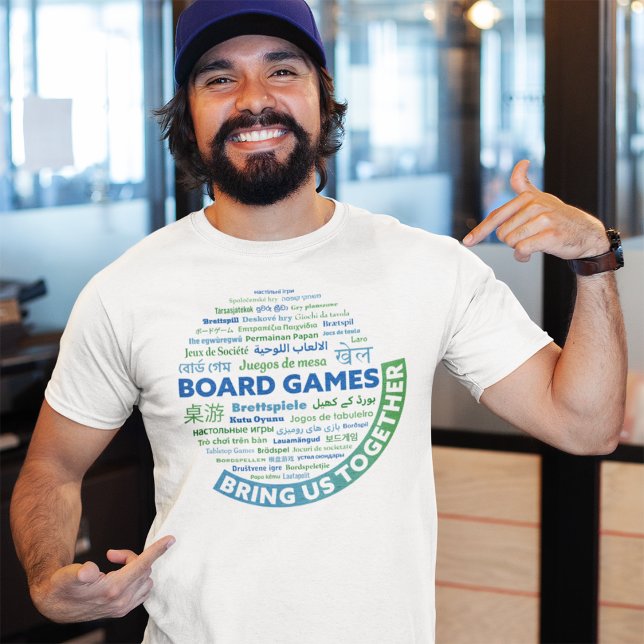 Camiseta Los juegos de mesa nos unen a los hombres (Subido por el creador)