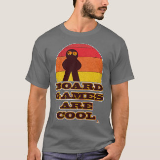 Camiseta Los juegos de mesa son Guay Fun Meeple Hipster