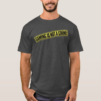Camiseta Los juegos no son un regalo delictivo