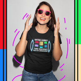 Camiseta Los juegos retro son como máquinas de tiempo - vid