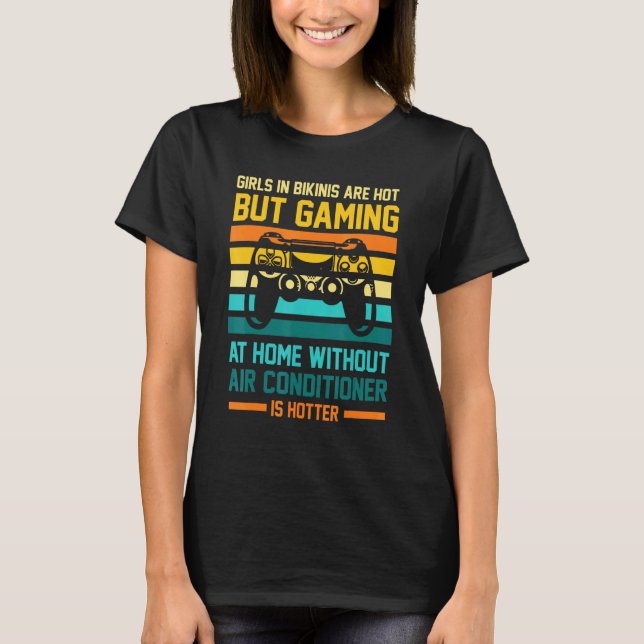 Camiseta Los Juegos Sin Aire Acondicionado Son Juegos Con C (Anverso)