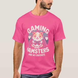 Camiseta Los Juegos Y Los Hamsters Son Mis Mascotas De Hams