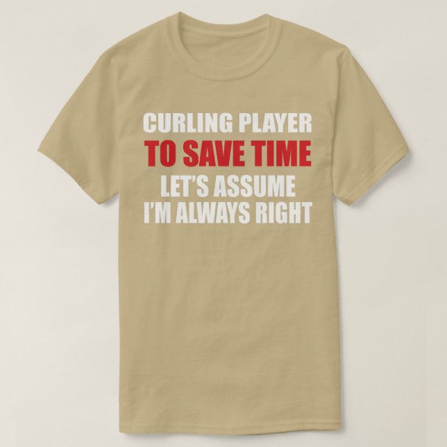 Camiseta Los Jugadores De Curado Siempre Curan A La Derecha (Diseño del anverso)