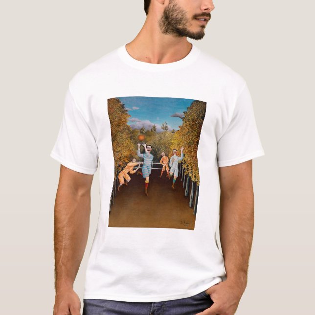 Camiseta Los jugadores de fútbol (Anverso)
