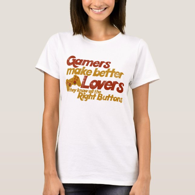 Camiseta Los jugadores hacen mejores amantes (Anverso)
