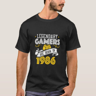 Camiseta Los Jugadores Legendarios Nacieron En 1986