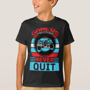 Camiseta Los jugadores nunca se rinden divertidas frases de