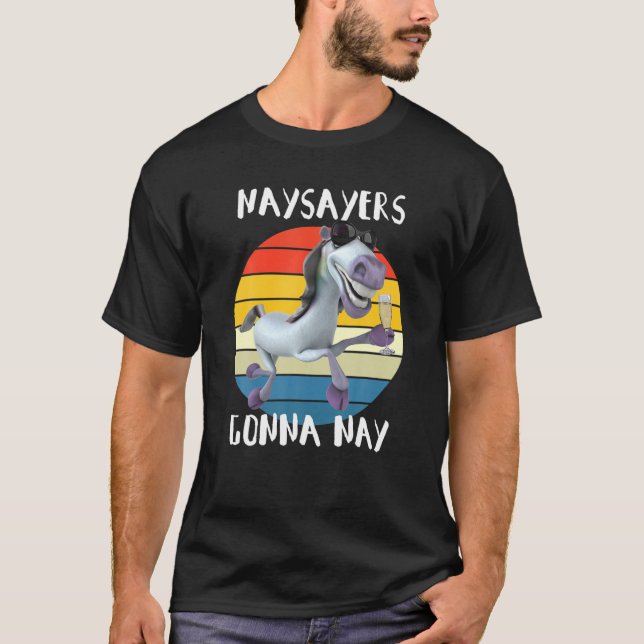 Camiseta Los Jugadores Van A Nay Retro Cabalero Ecuestre N (Anverso)