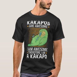 Camiseta Los kakapos son un impresionante loro búho neozela