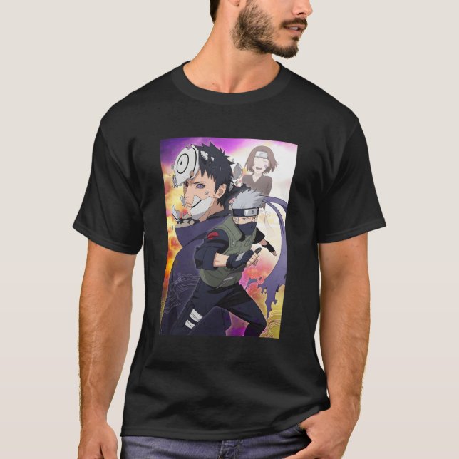 Camiseta Los Kakashi Y Obito (Anverso)