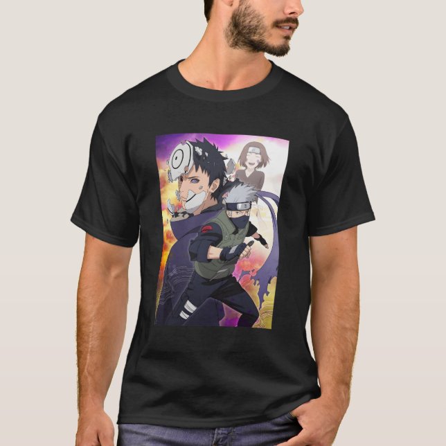 Camiseta Los Kakashi Y Obito (Anverso)