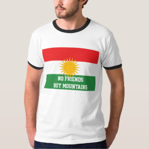 Camiseta Los Kurds no tienen ningún amigo pero las montañ