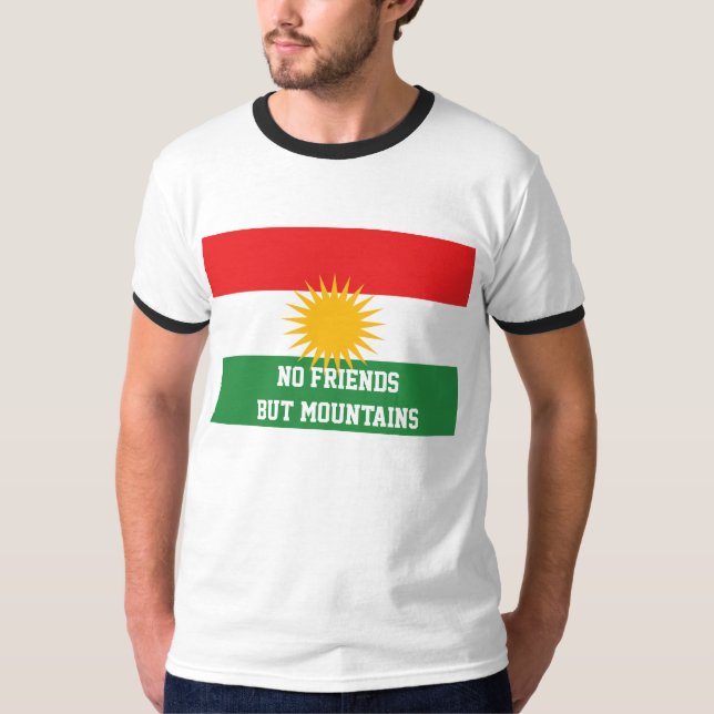 Camiseta Los Kurds no tienen ningún amigo pero las montañas (Anverso)