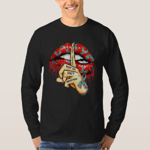Camiseta Los labios de autismo no juzgan lo que no entiende