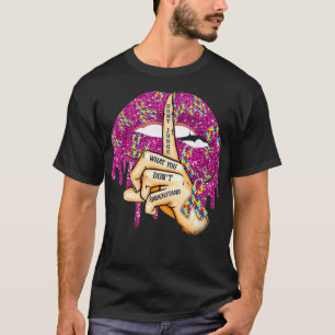 Camiseta Los labios de autismo no juzgan lo que no entiende