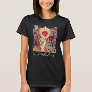 Camiseta Los labios son fabulosos y 60 años africanos 60 añ