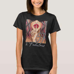 Camiseta Los labios son fabulosos y los africanos de 57 año