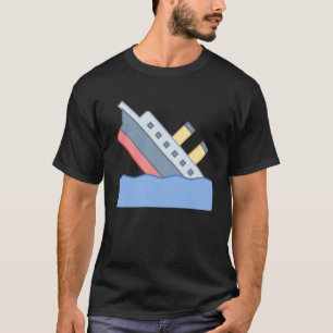Camiseta Los labios sueltos se hunden hundiendo barco Titan