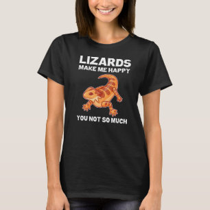 Camiseta Los lagartos me hacen feliz, no tantas mujeres