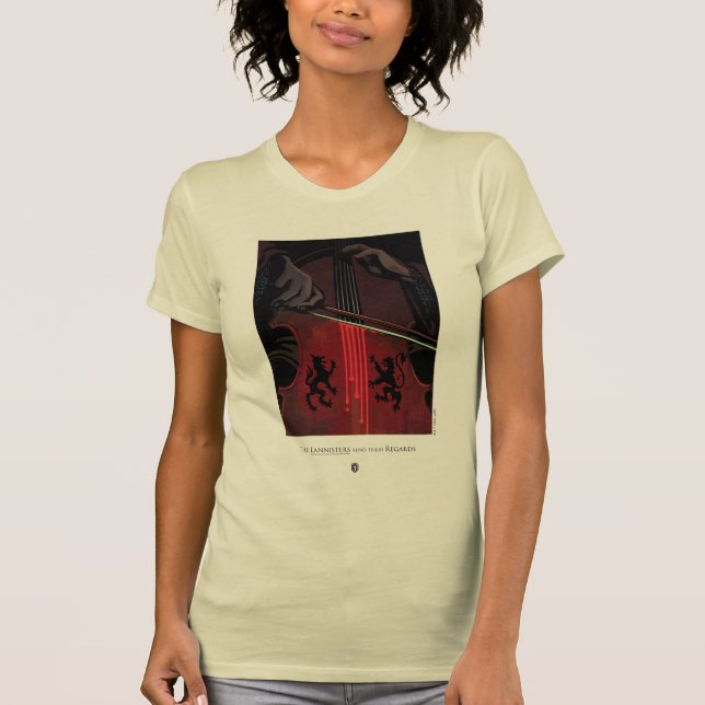 Camiseta Los Lannisters envían sus saludos (Anverso)