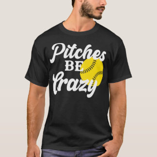 Camiseta los lanzamientos de softball de pelota de pelota d