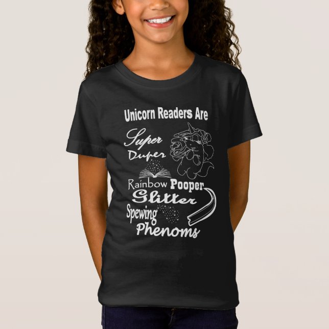 Camiseta Los Lectores De Unicornio Están Súper... Tee juven (Anverso)