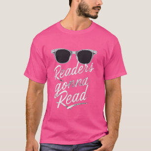 Camiseta Los lectores leerán libros divertidos leyendo libr