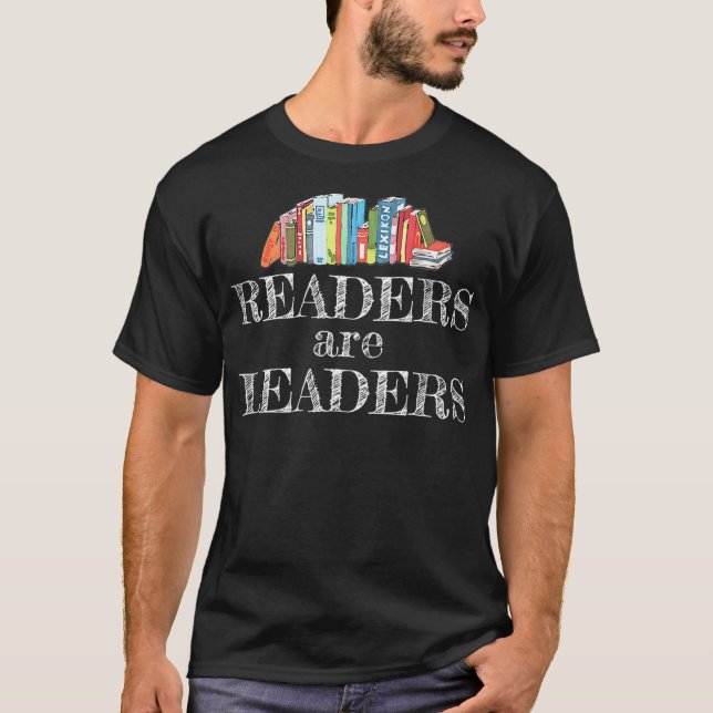 Camiseta Los lectores son libros de lectura de profesores b (Anverso)