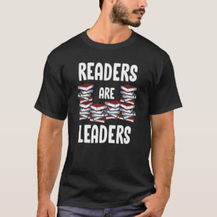 Camiseta Los lectores son líderes de citas bibliotecarias d