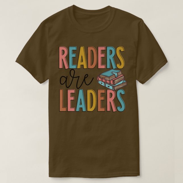 Camiseta Los lectores son líderes de las profesoras Inspira (Diseño del anverso)