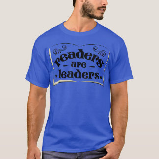 Camiseta Los lectores son líderes de los lectores de libros