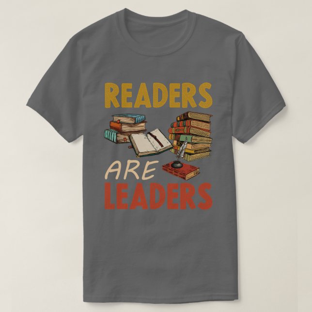 Camiseta Los lectores son líderes del libro Boho Leopard Lo (Diseño del anverso)