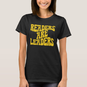 Camiseta Los lectores son líderes del magisterio de lectura