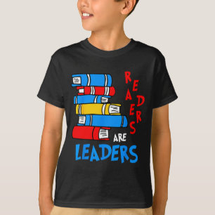 Camiseta Los lectores son líderes leyendo libro amante prof