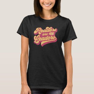 Camiseta Los lectores son líderes Libro Boho Leopardo De vu