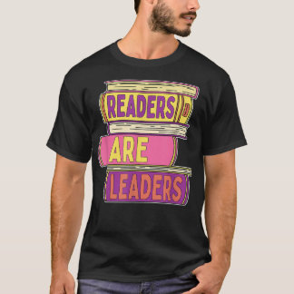 Camiseta Los Lectores Son Líderes Para Los Amantes Del Libr