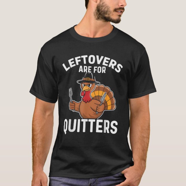 Camiseta Los Leftovers Son Para Quitters Divertidos Hombres (Anverso)