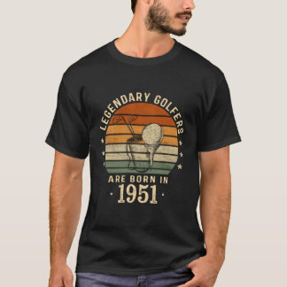 Camiseta Los Legendarios Golfistas Nacen En 1951, 70 Años E