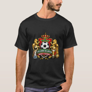 Camiseta Los Leones del Atlas Logo de Fútbol de Marruecos