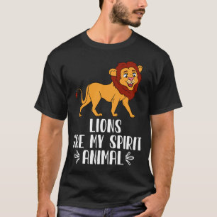 Camiseta Los leones son mi animal espiritual