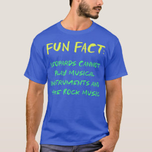 Camiseta Los leopardos no pueden hacer música rock Pun dive