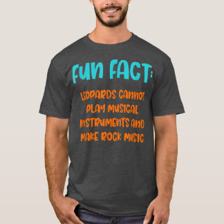 Camiseta Los leopardos no pueden hacer música rock Pun dive