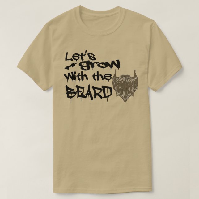 Camiseta Los Letx27 crecen con la barba (Diseño del anverso)