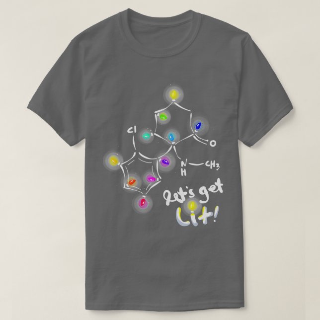 Camiseta Los Letx27 reciben Navidades de la ketamina (Diseño del anverso)