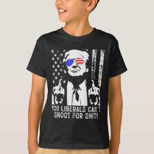 Camiseta Los Liberales De Trump No Pueden Disparar A Estado