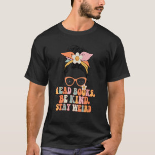 Camiseta Los Libros De Lectura Retro Sean Amables Sigan Rar