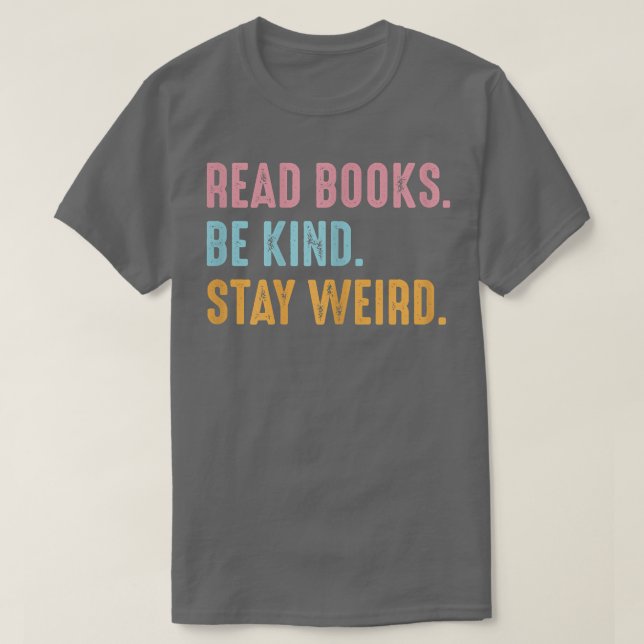 Camiseta Los Libros De Leer Retro Divertidos Para Las Mujer (Diseño del anverso)