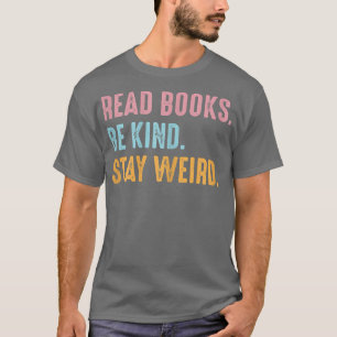 Camiseta Los Libros De Leer Retro Divertidos Para Las Mujer