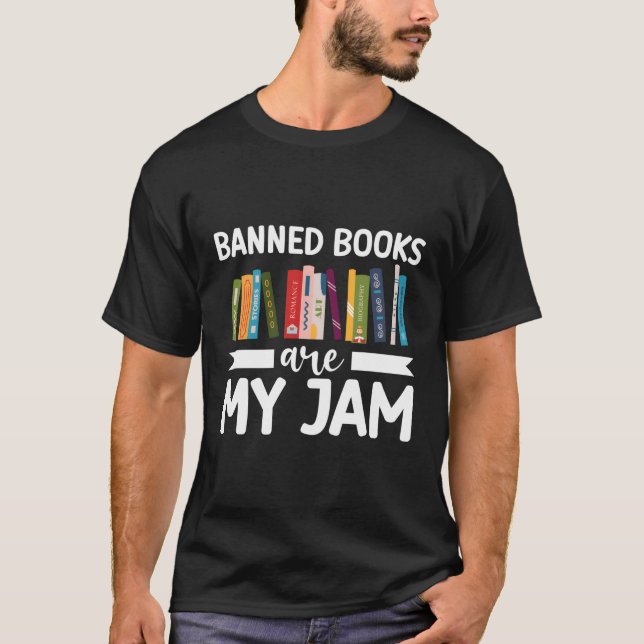 Camiseta Los libros prohibidos son mis lectores de mermelad (Anverso)