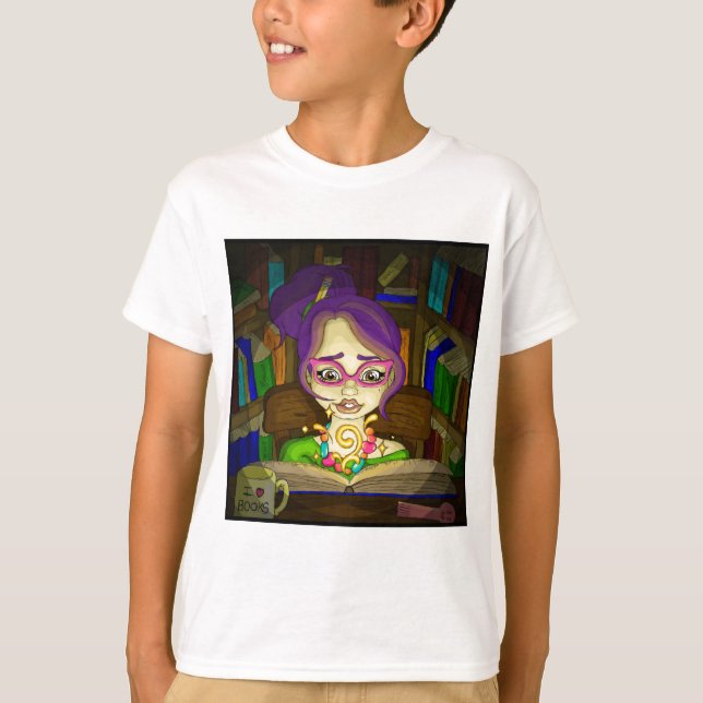 Camiseta Los libros son mágicos (Anverso)